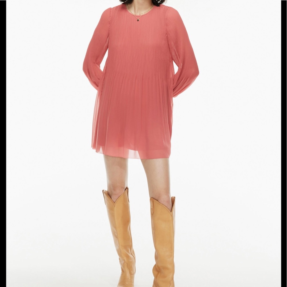 Aritzia daydreamer dress Warm Sienna Red